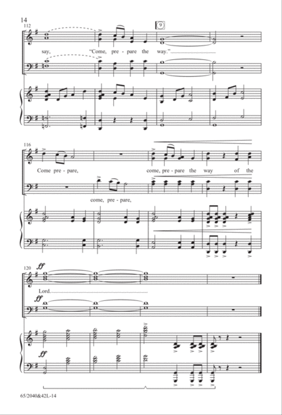 Heaven's Child (Digital Download) 4-Part scores gallery preview page 14