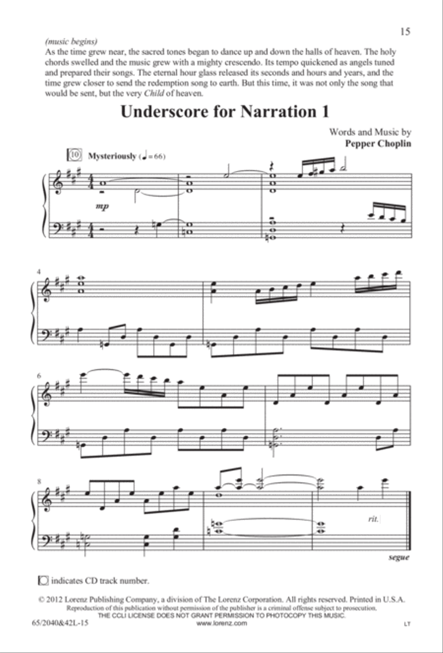 Heaven's Child (Digital Download) 4-Part scores gallery preview page 15