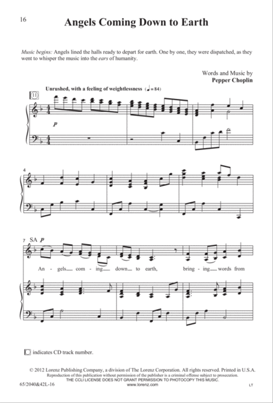 Heaven's Child (Digital Download) 4-Part scores gallery preview page 16