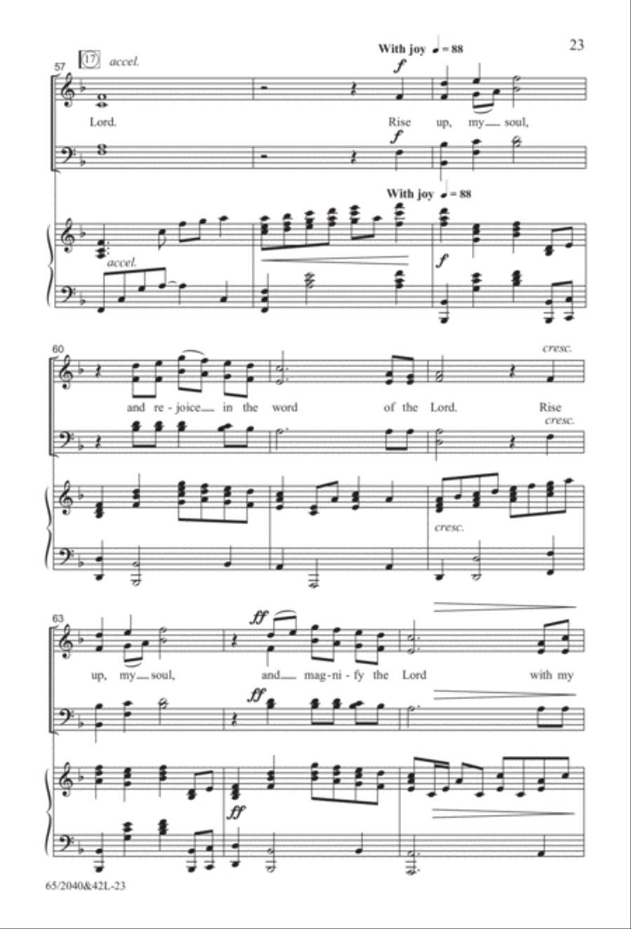 Heaven's Child (Digital Download) 4-Part scores gallery preview page 23