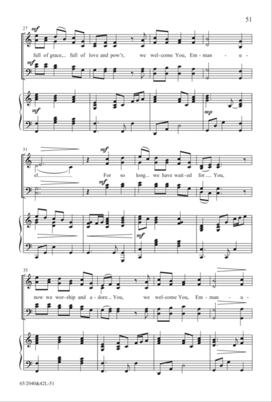 Heaven's Child (Digital Download) 4-Part scores gallery preview page 51