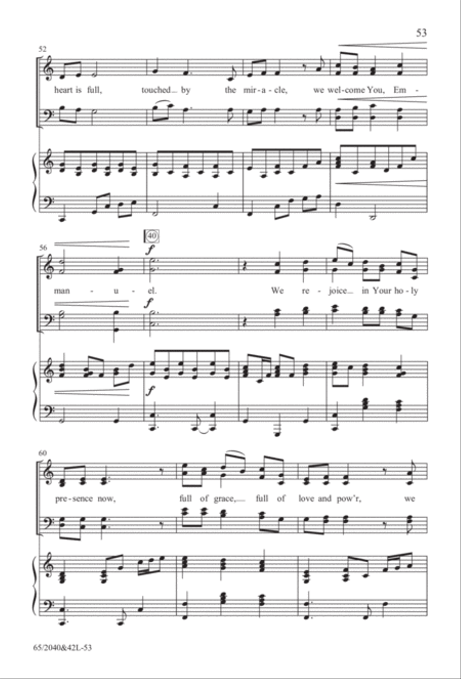 Heaven's Child (Digital Download) 4-Part scores gallery preview page 53