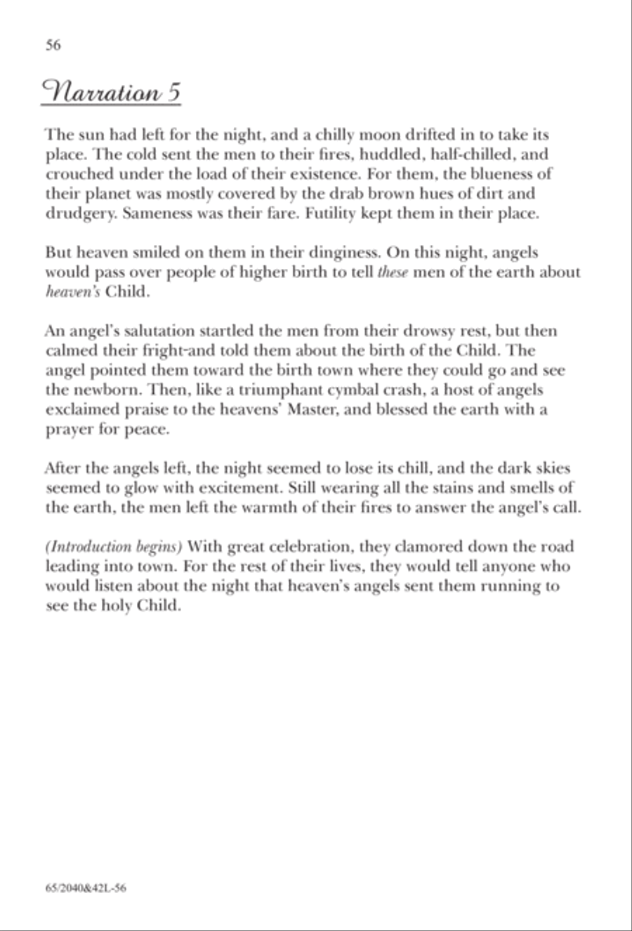 Heaven's Child (Digital Download) 4-Part scores gallery preview page 56
