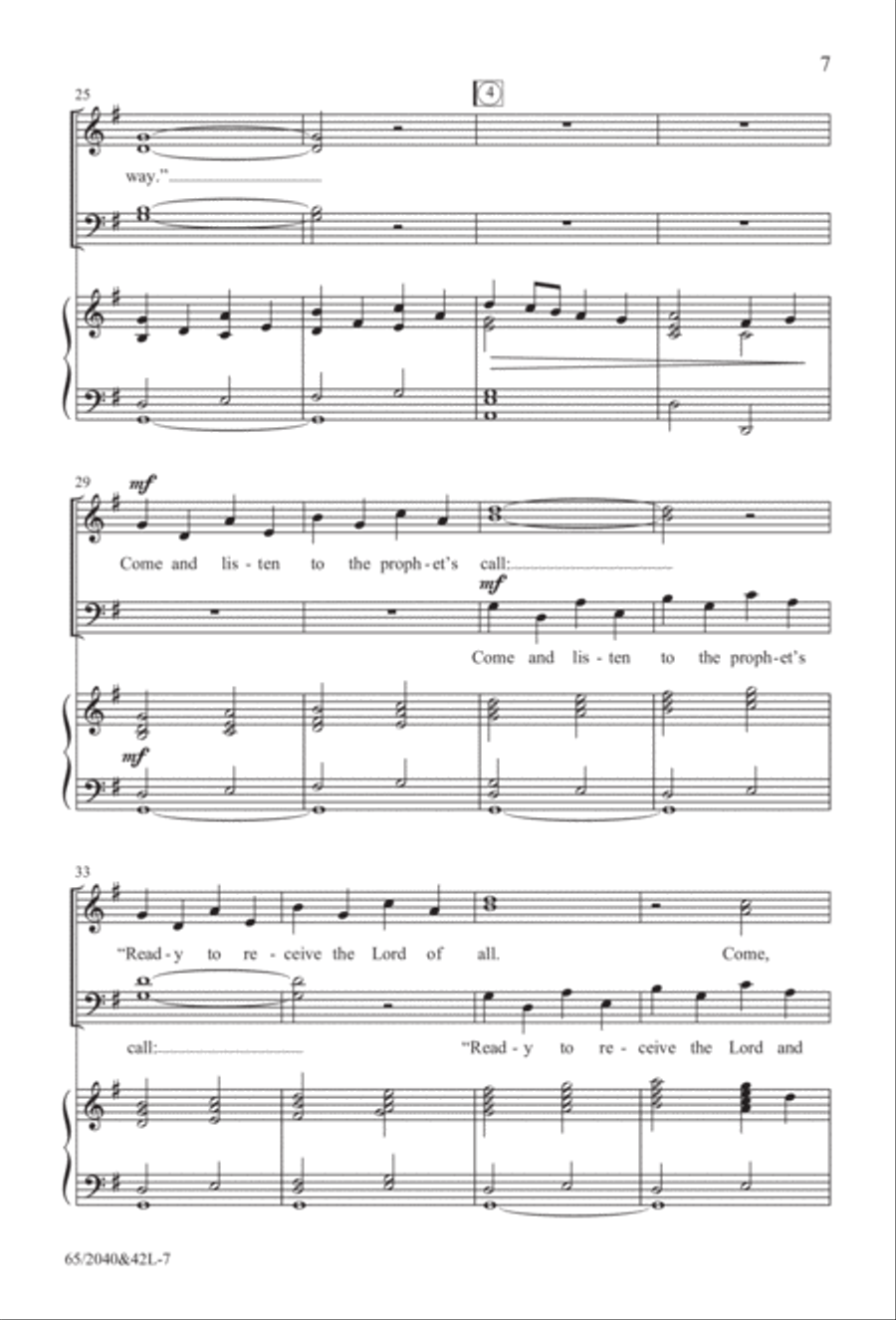 Heaven's Child (Digital Download) 4-Part scores gallery preview page 7