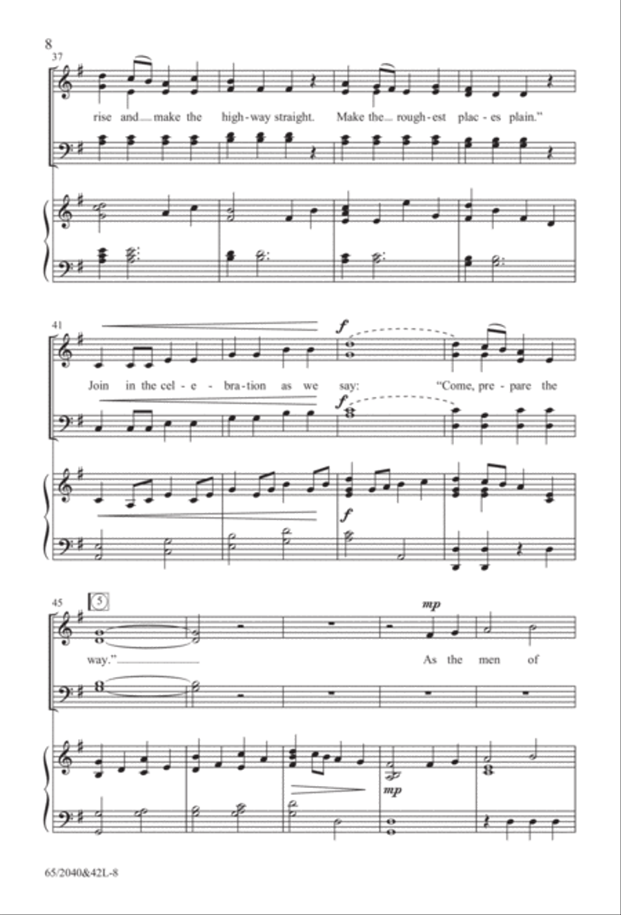 Heaven's Child (Digital Download) 4-Part scores gallery preview page 8