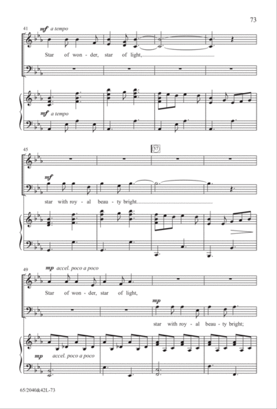Heaven's Child (Digital Download) 4-Part scores gallery preview page 73