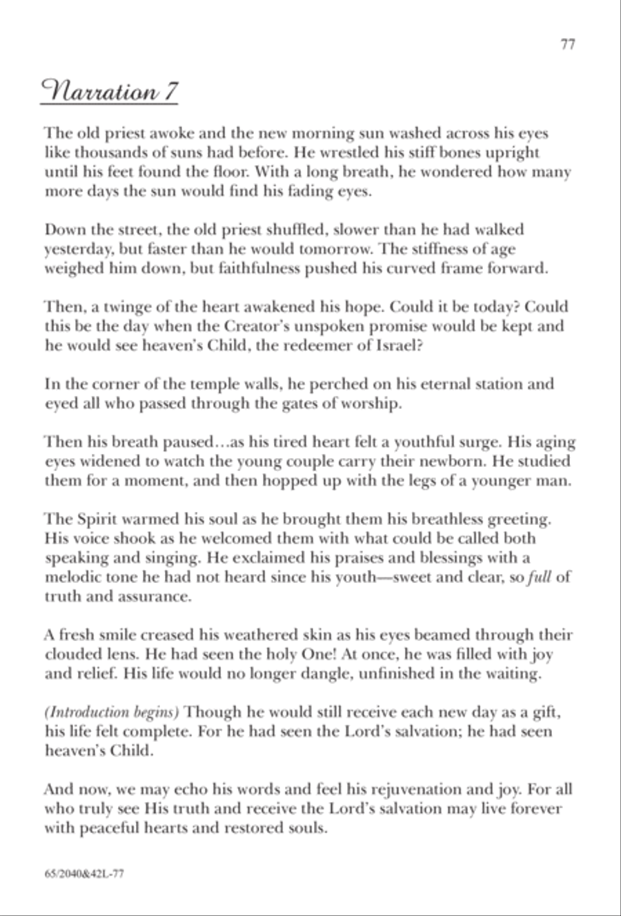 Heaven's Child (Digital Download) 4-Part scores gallery preview page 77