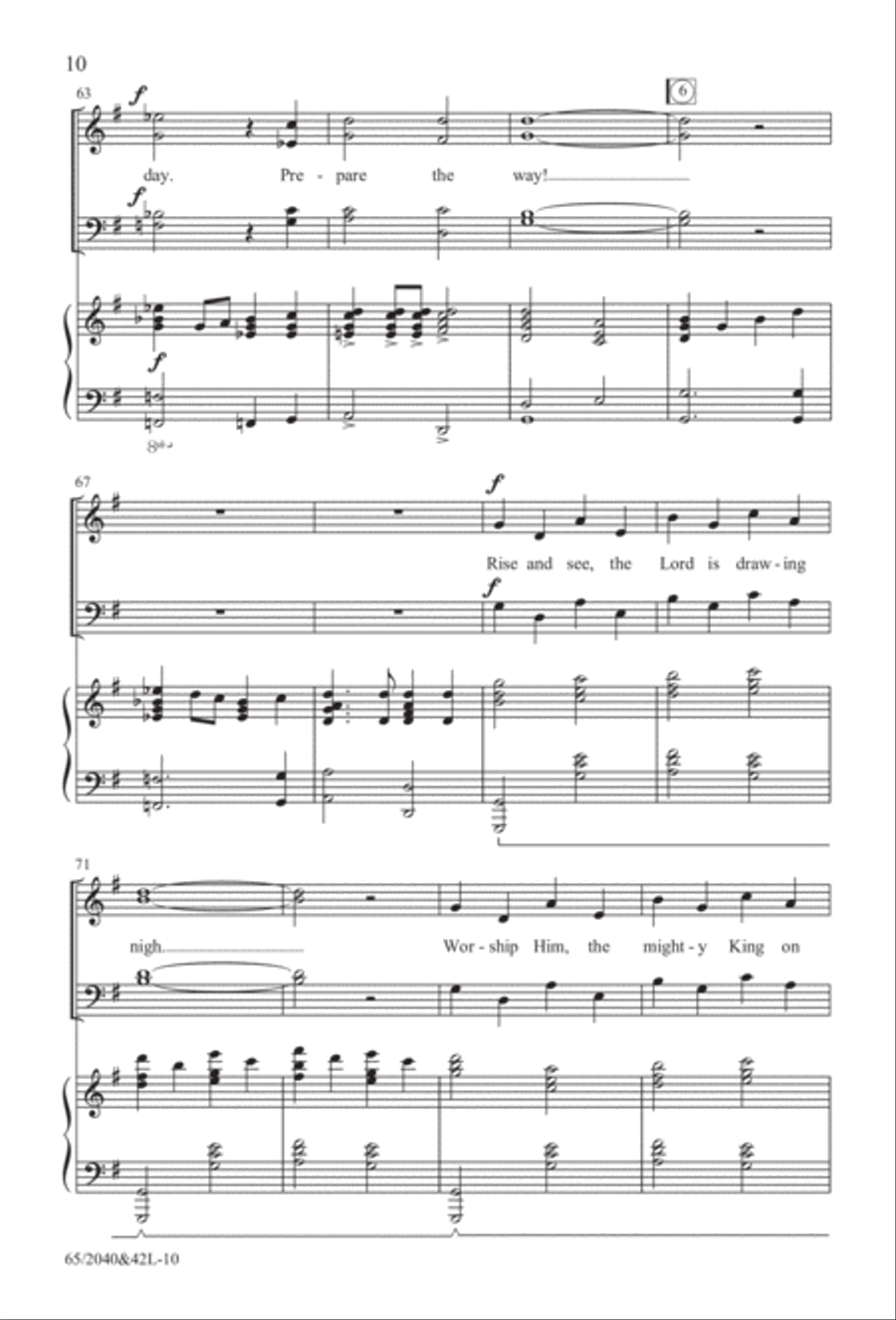 Heaven's Child (Digital Download) 4-Part scores gallery preview page 10