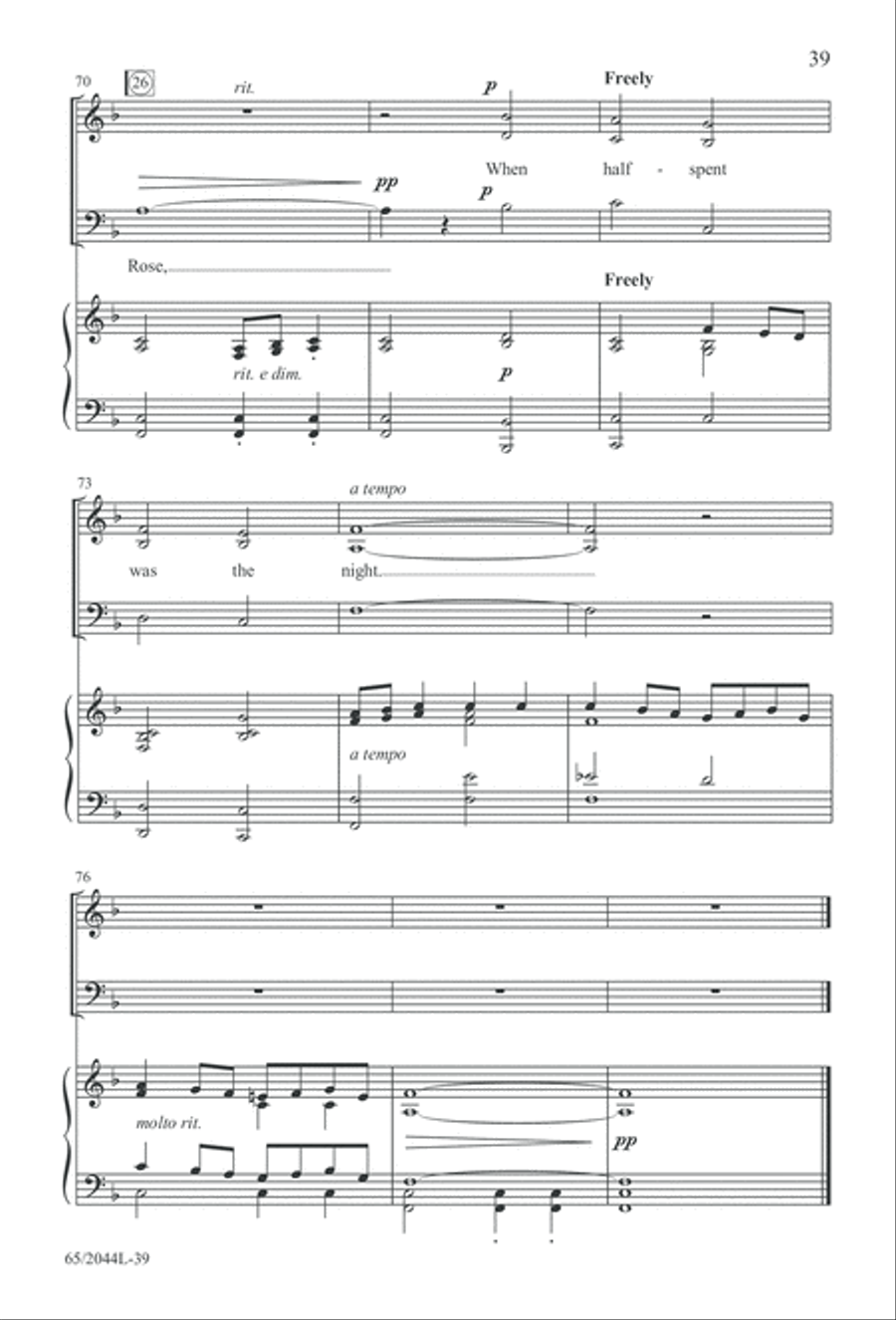 A Blest Messiah Born (Digital Download) 3-Part scores gallery preview page 39