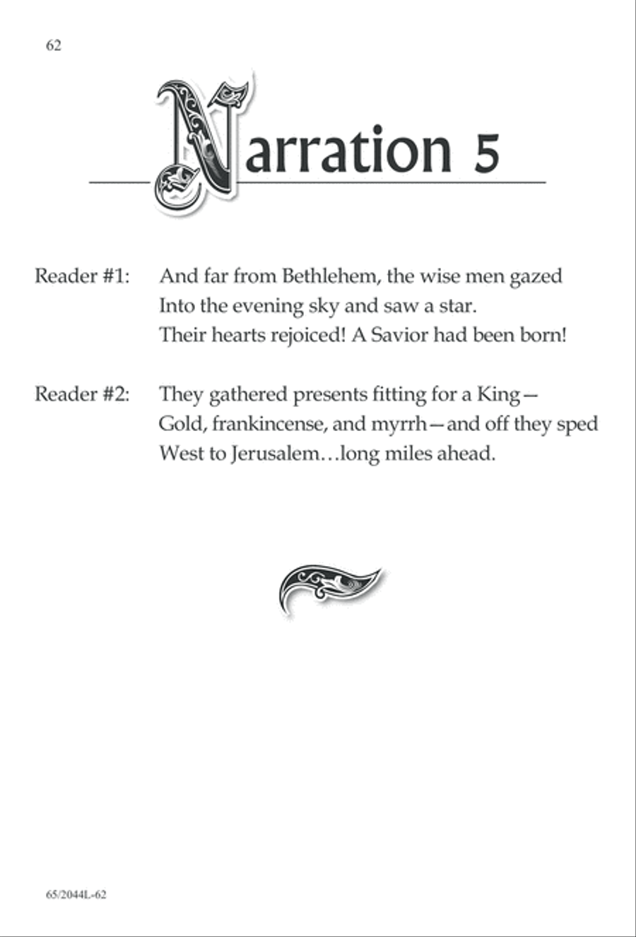 A Blest Messiah Born (Digital Download) 3-Part scores gallery preview page 62