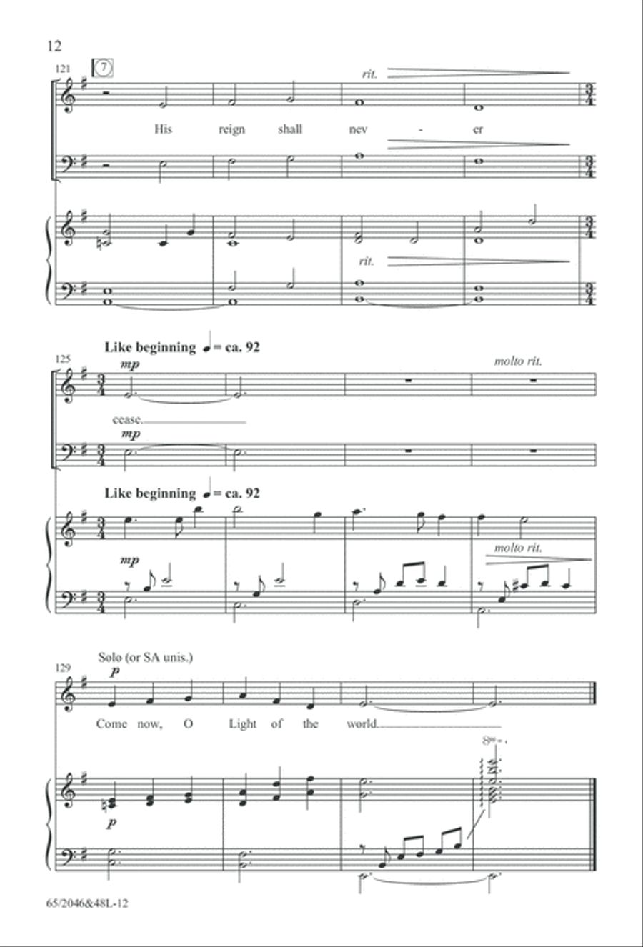 Behold the Star! (Digital Download) 4-Part scores gallery preview page 12