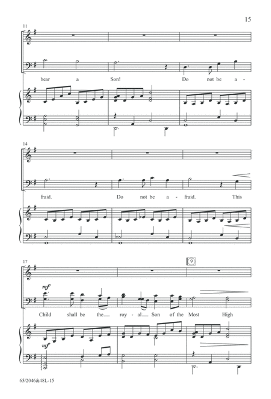 Behold the Star! (Digital Download) 4-Part scores gallery preview page 15
