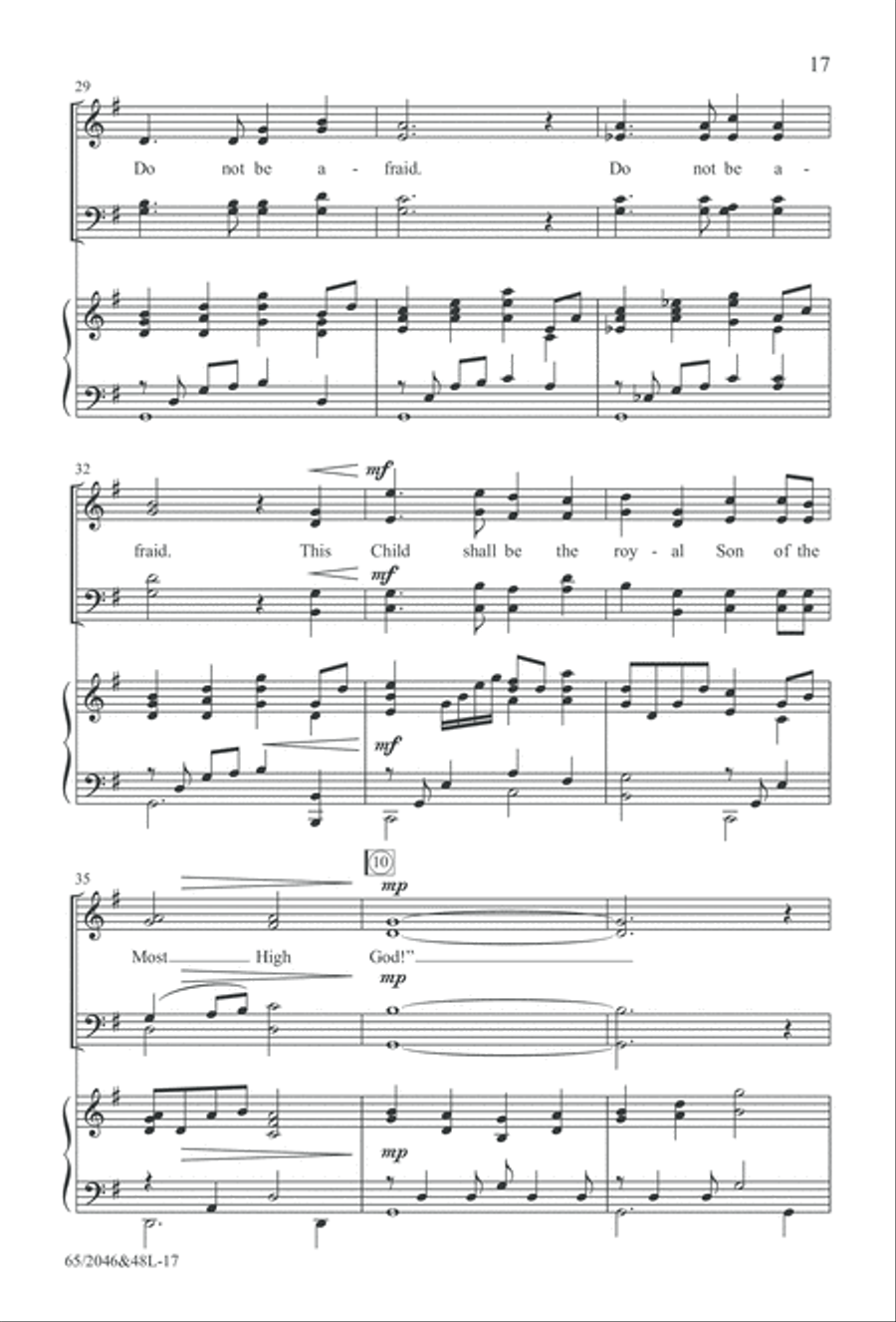 Behold the Star! (Digital Download) 4-Part scores gallery preview page 17