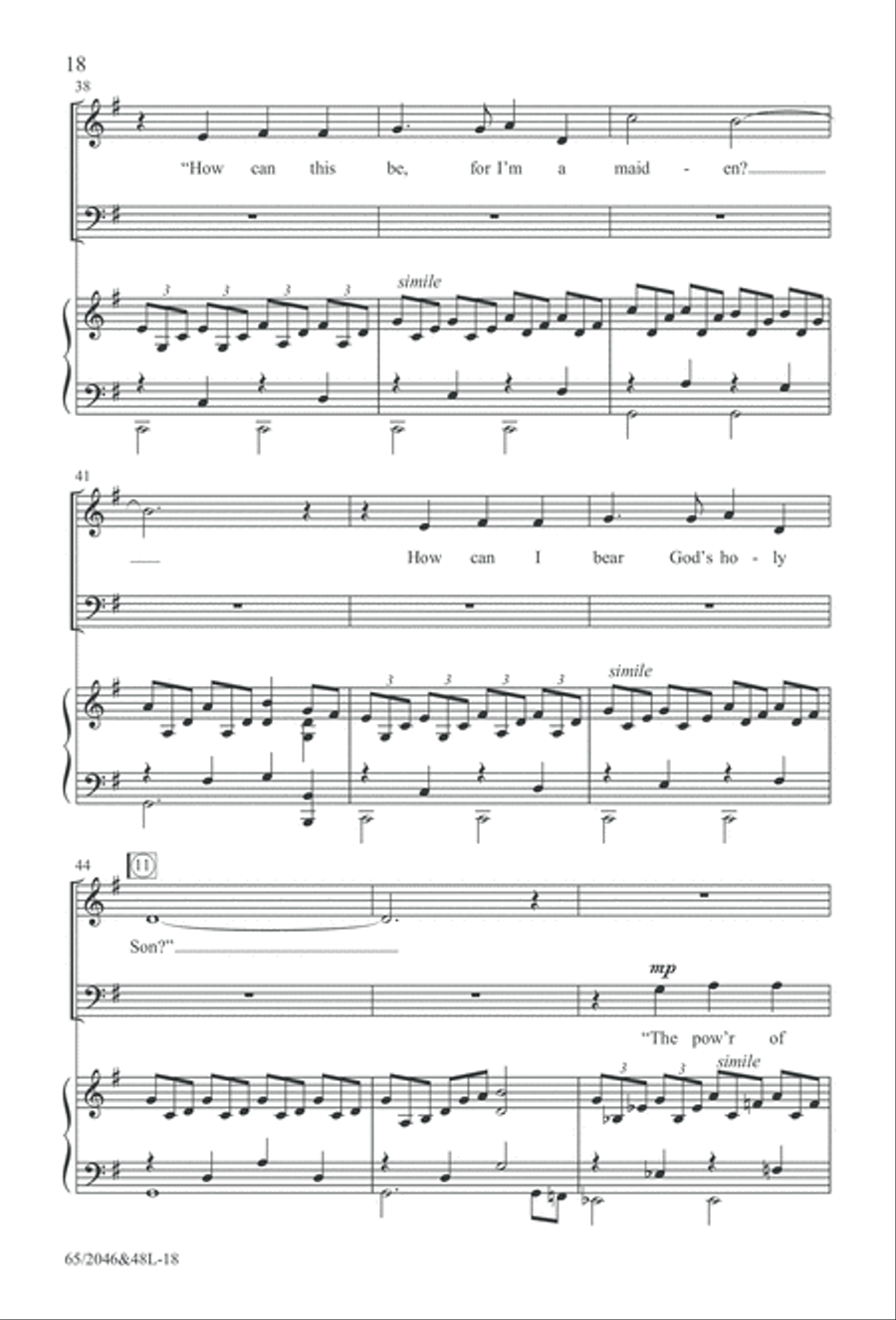 Behold the Star! (Digital Download) 4-Part scores gallery preview page 18