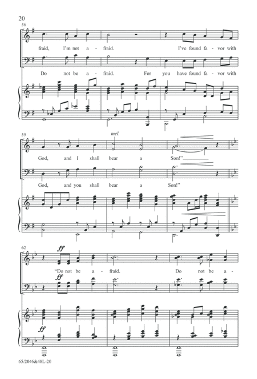 Behold the Star! (Digital Download) 4-Part scores gallery preview page 20