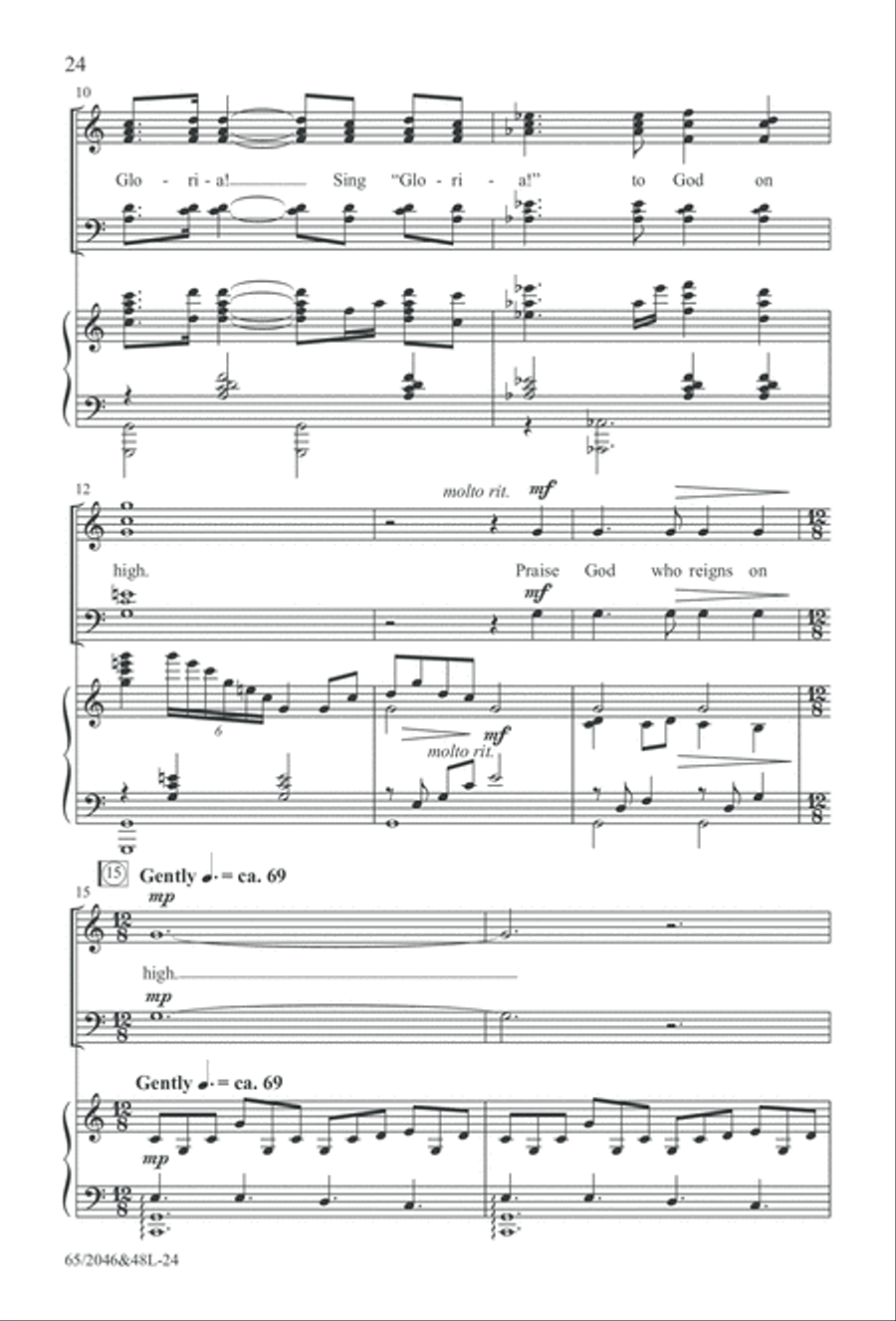 Behold the Star! (Digital Download) 4-Part scores gallery preview page 24