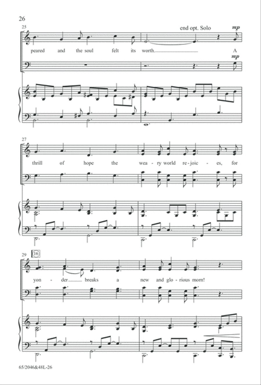 Behold the Star! (Digital Download) 4-Part scores gallery preview page 26