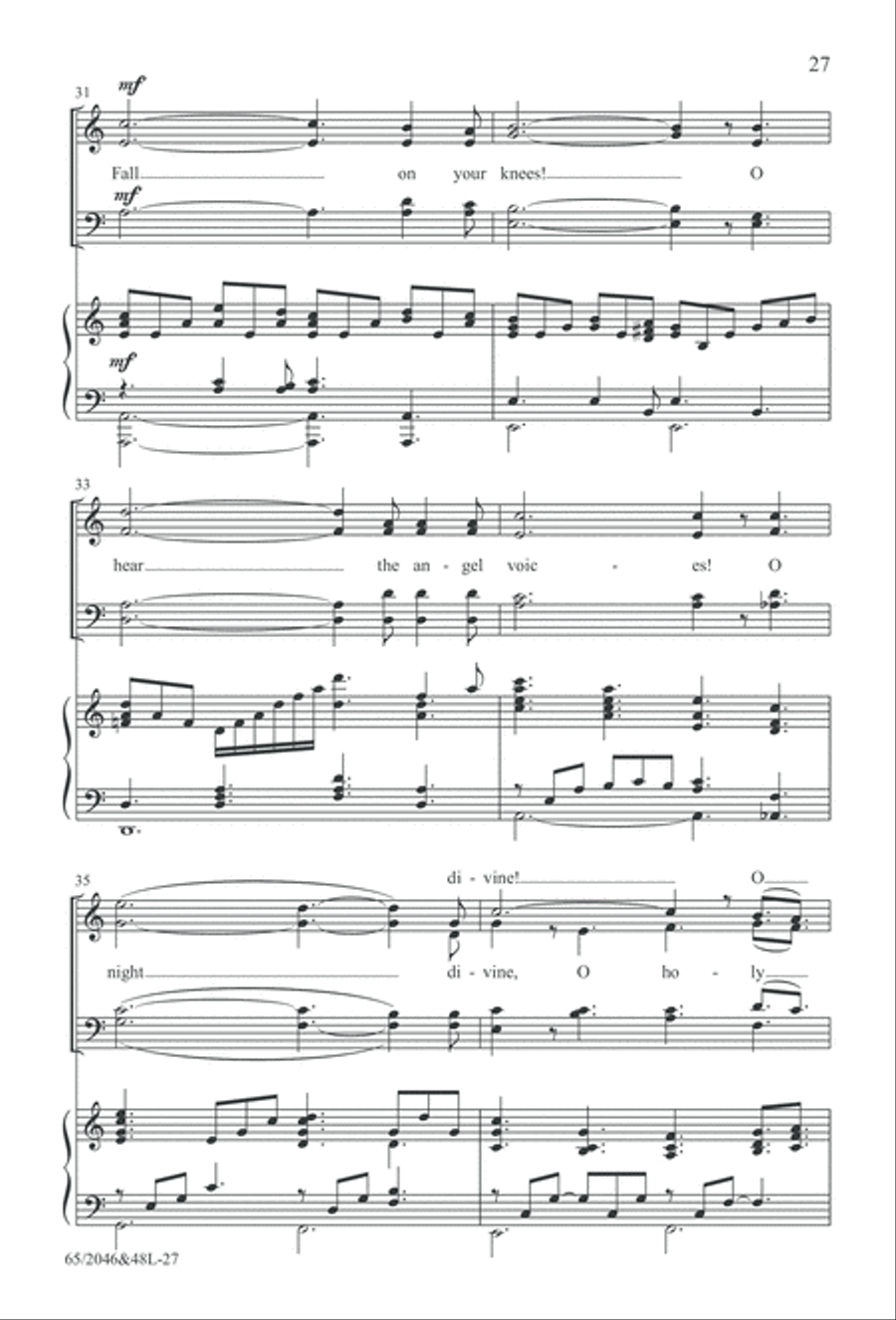 Behold the Star! (Digital Download) 4-Part scores gallery preview page 27