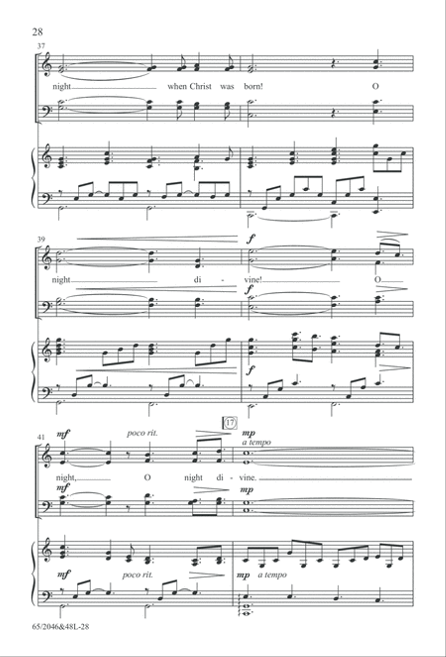 Behold the Star! (Digital Download) 4-Part scores gallery preview page 28