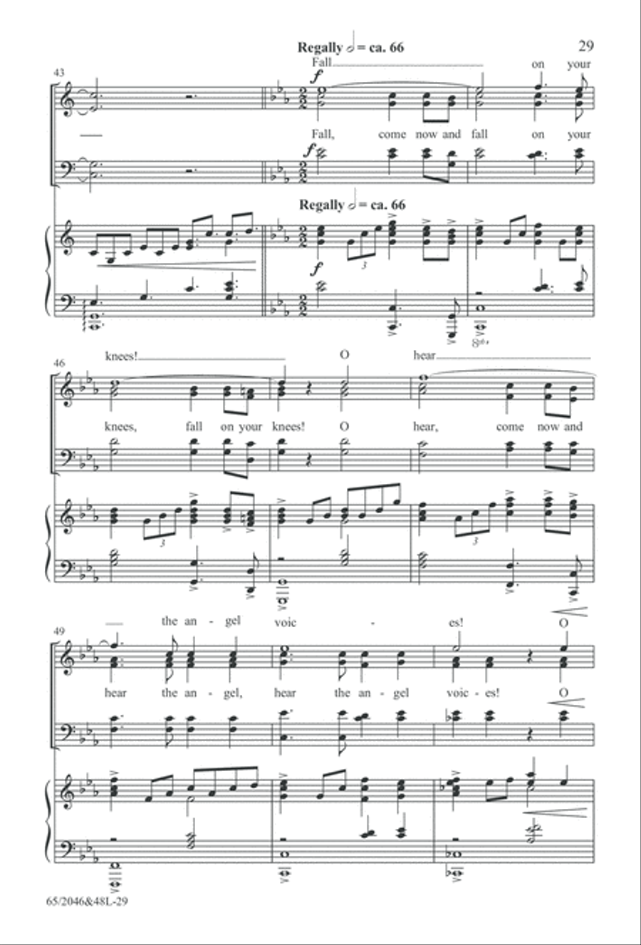 Behold the Star! (Digital Download) 4-Part scores gallery preview page 29