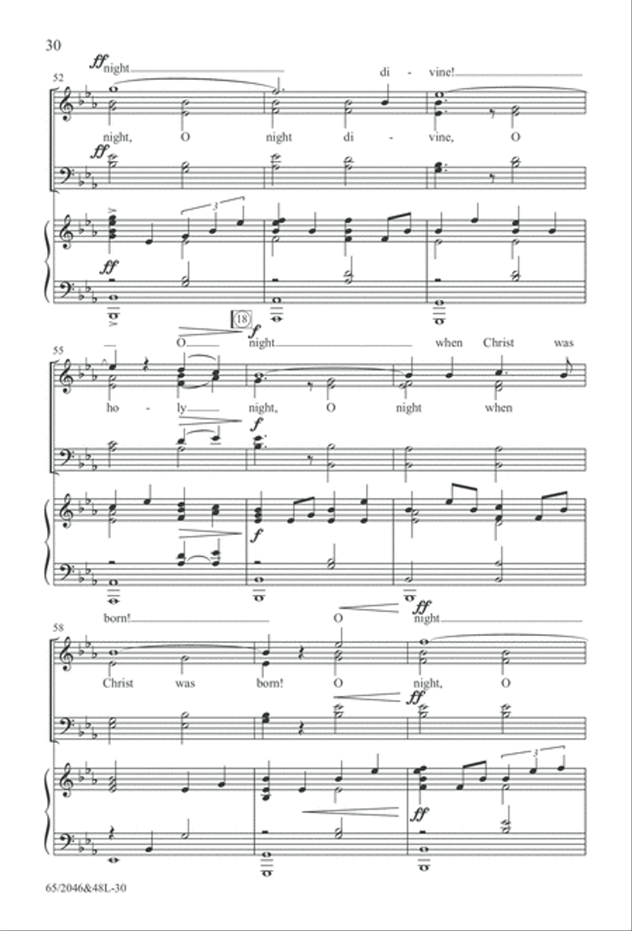 Behold the Star! (Digital Download) 4-Part scores gallery preview page 30