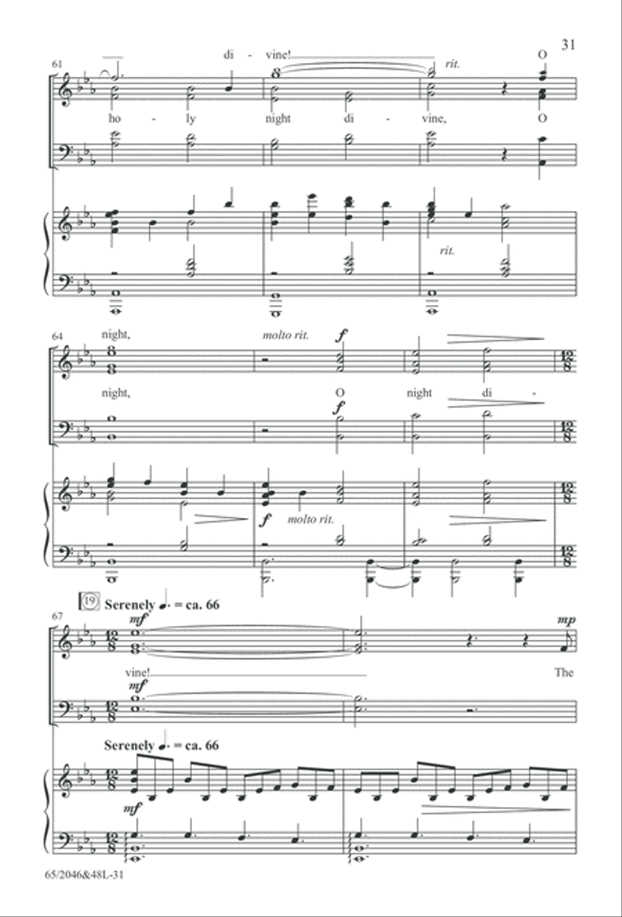 Behold the Star! (Digital Download) 4-Part scores gallery preview page 31