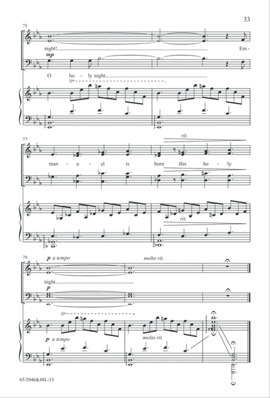 Behold the Star! (Digital Download) 4-Part scores gallery preview page 33