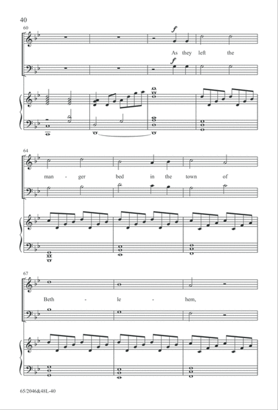 Behold the Star! (Digital Download) 4-Part scores gallery preview page 40