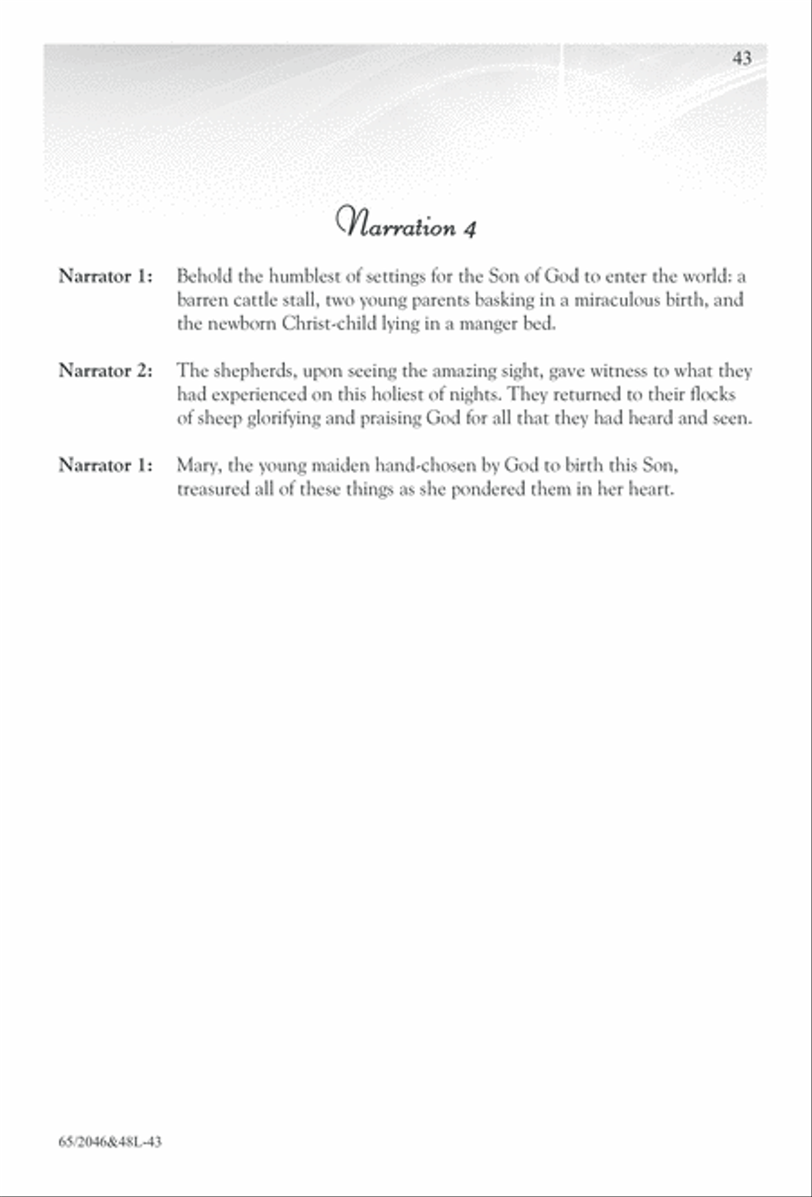 Behold the Star! (Digital Download) 4-Part scores gallery preview page 43