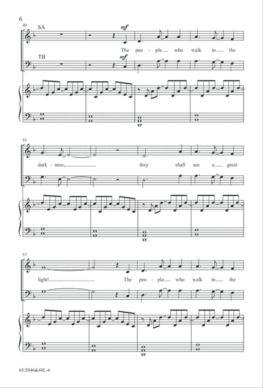 Behold the Star! (Digital Download) 4-Part scores gallery preview page 6
