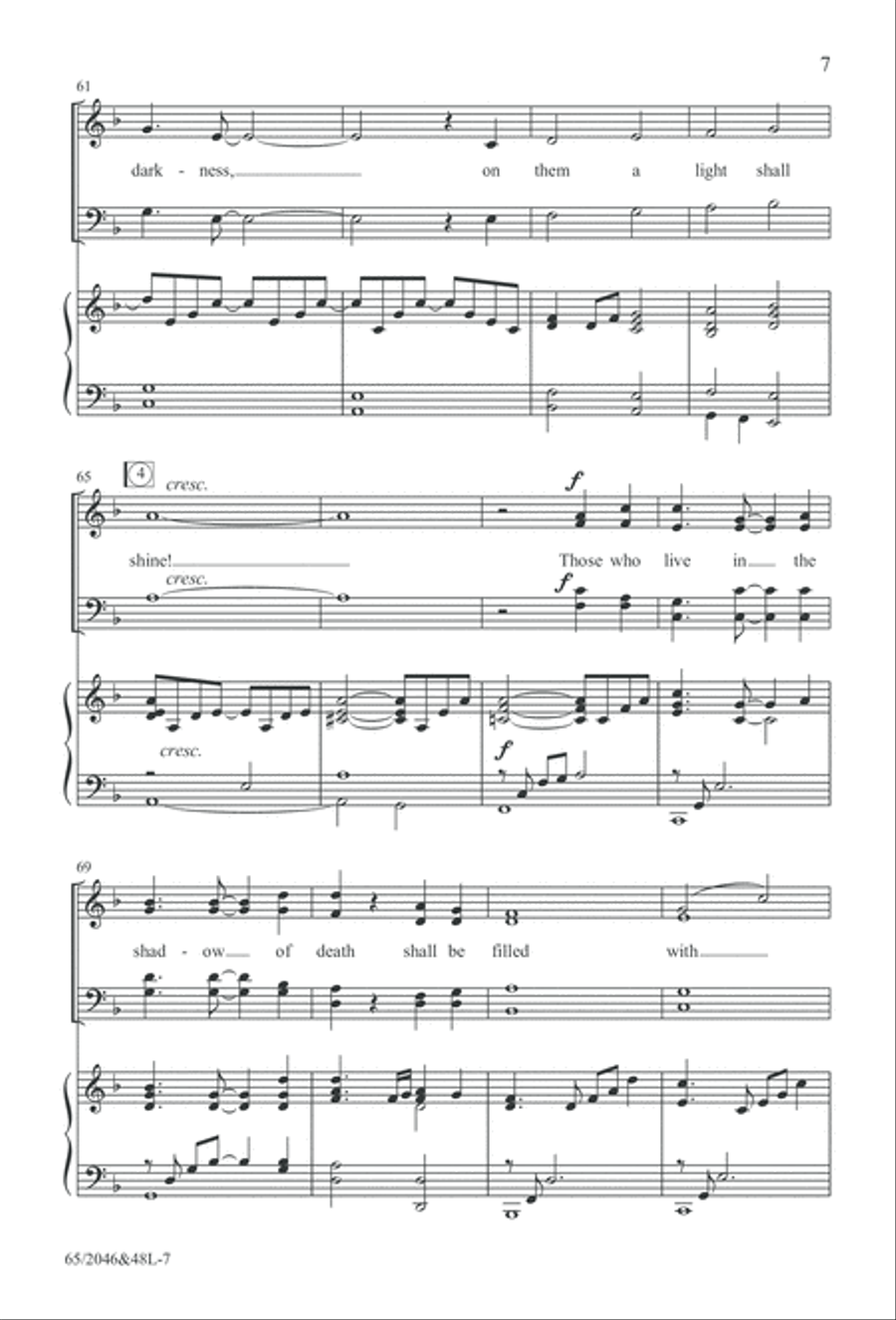 Behold the Star! (Digital Download) 4-Part scores gallery preview page 7