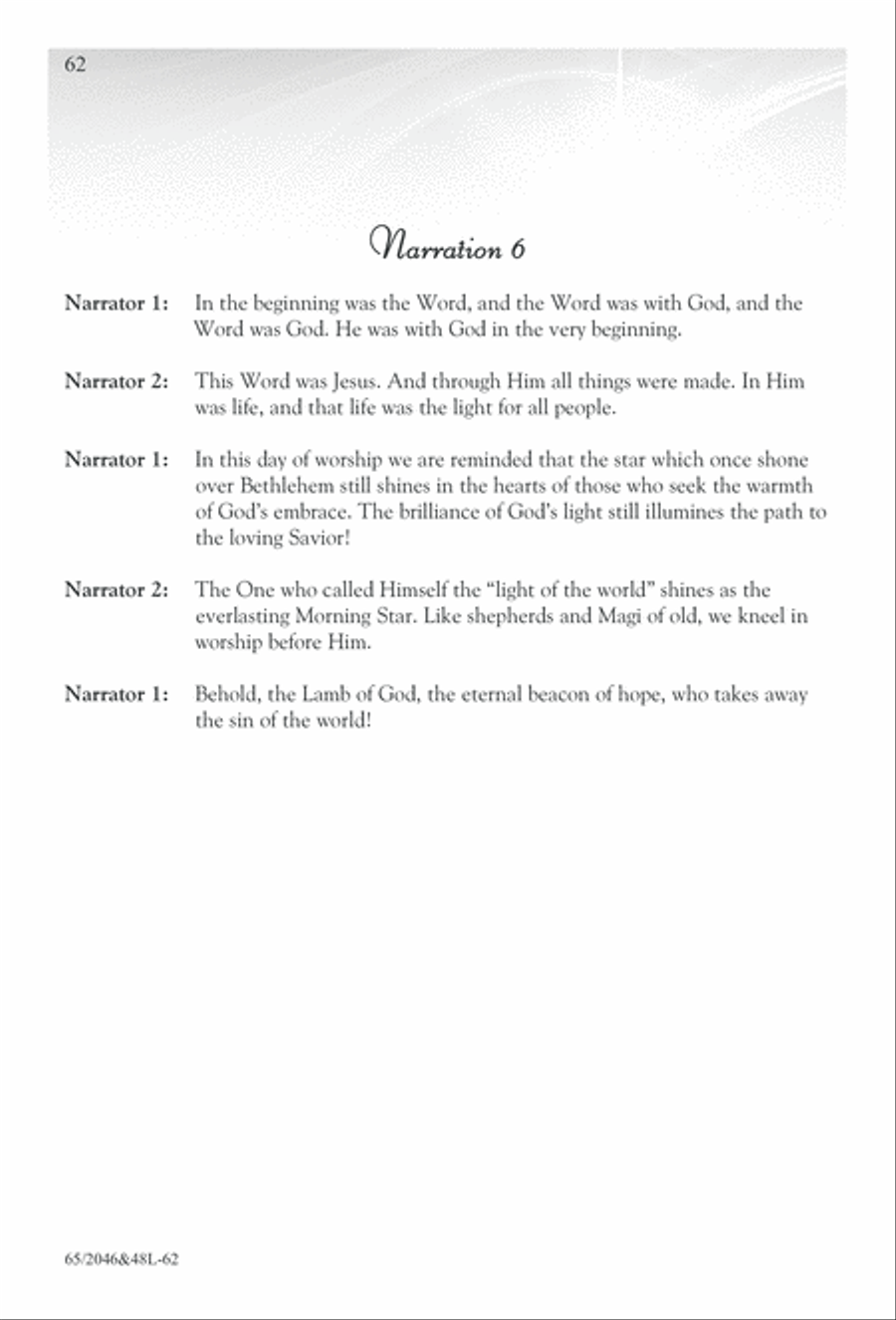 Behold the Star! (Digital Download) 4-Part scores gallery preview page 62