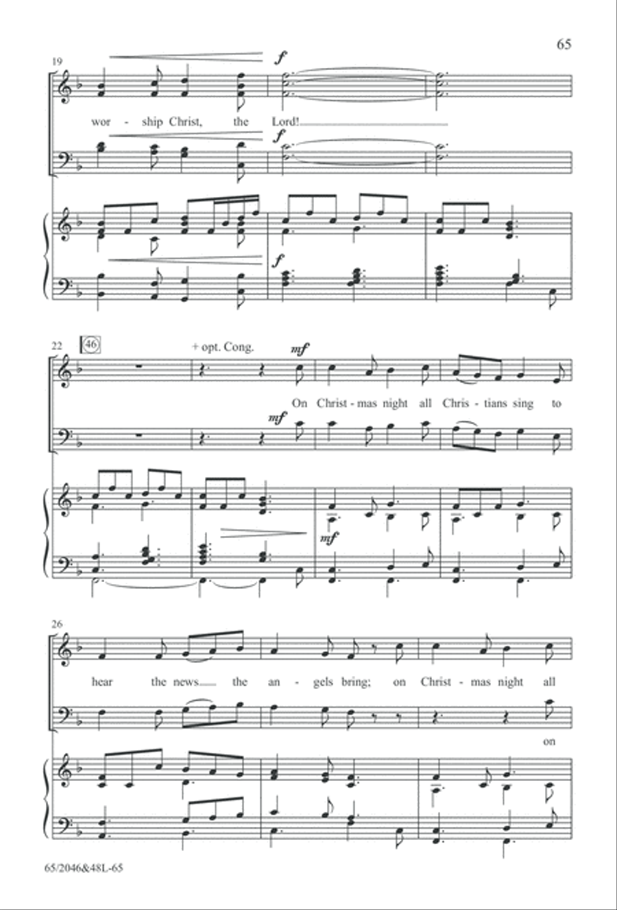Behold the Star! (Digital Download) 4-Part scores gallery preview page 65