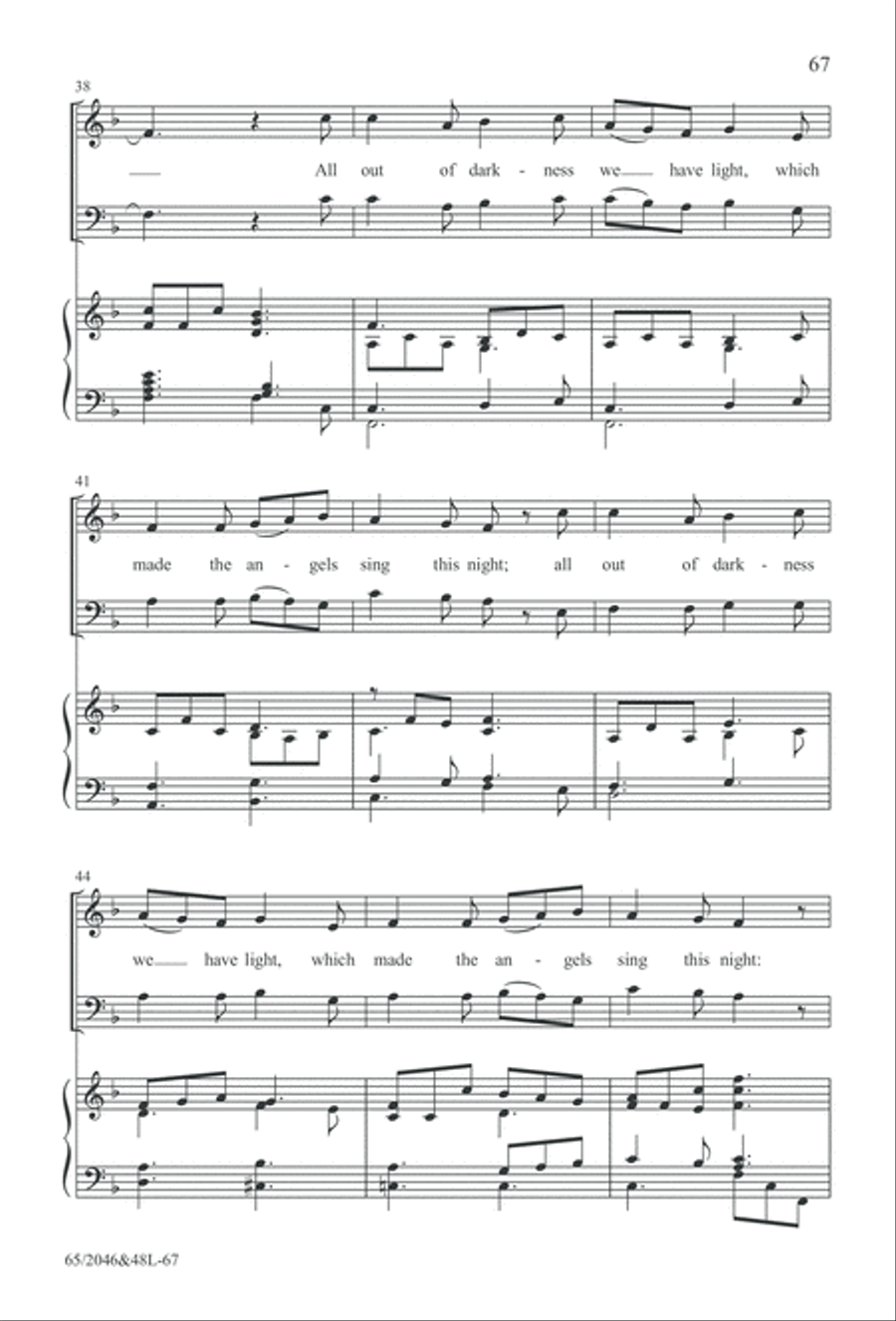 Behold the Star! (Digital Download) 4-Part scores gallery preview page 67