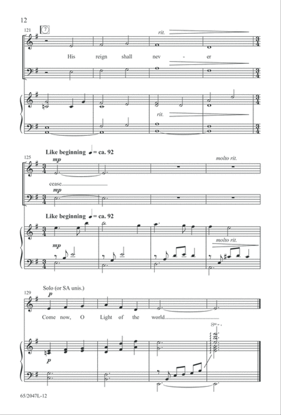 Behold the Star! (Digital Download) 3-Part scores gallery preview page 12