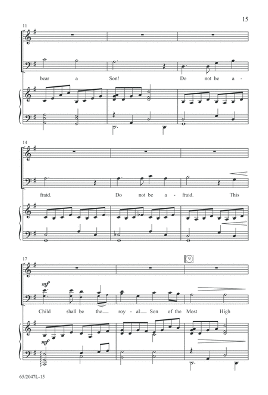 Behold the Star! (Digital Download) 3-Part scores gallery preview page 15