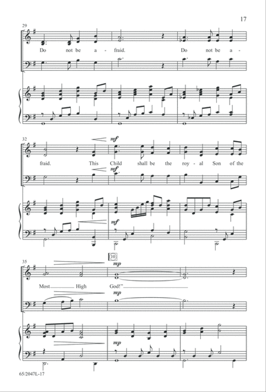 Behold the Star! (Digital Download) 3-Part scores gallery preview page 17