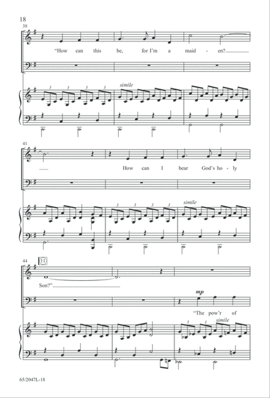 Behold the Star! (Digital Download) 3-Part scores gallery preview page 18