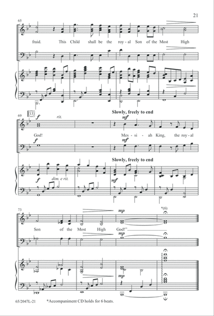 Behold the Star! (Digital Download) 3-Part scores gallery preview page 21