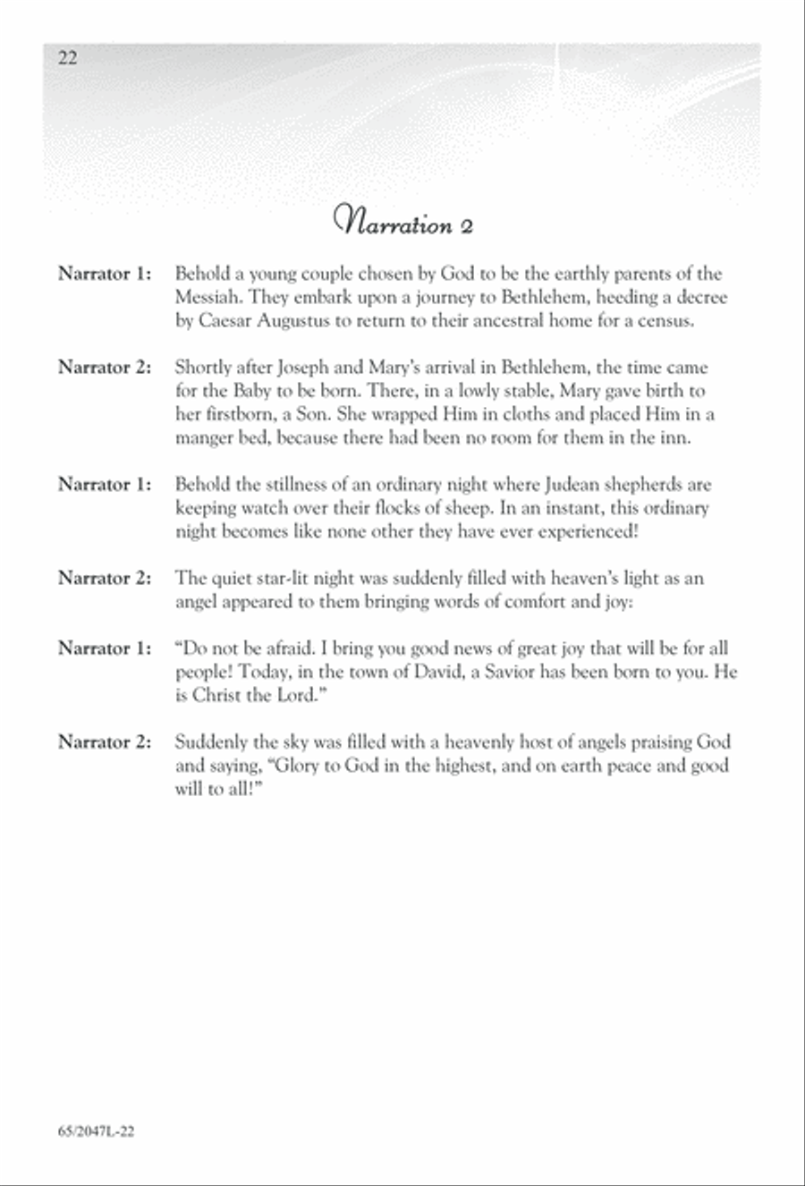 Behold the Star! (Digital Download) 3-Part scores gallery preview page 22