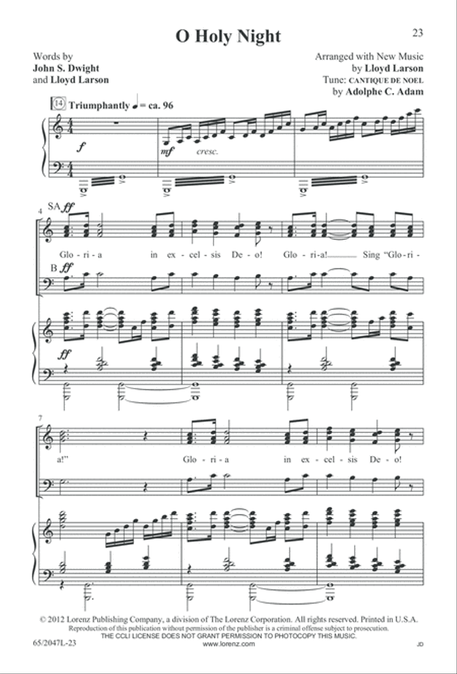 Behold the Star! (Digital Download) 3-Part scores gallery preview page 23