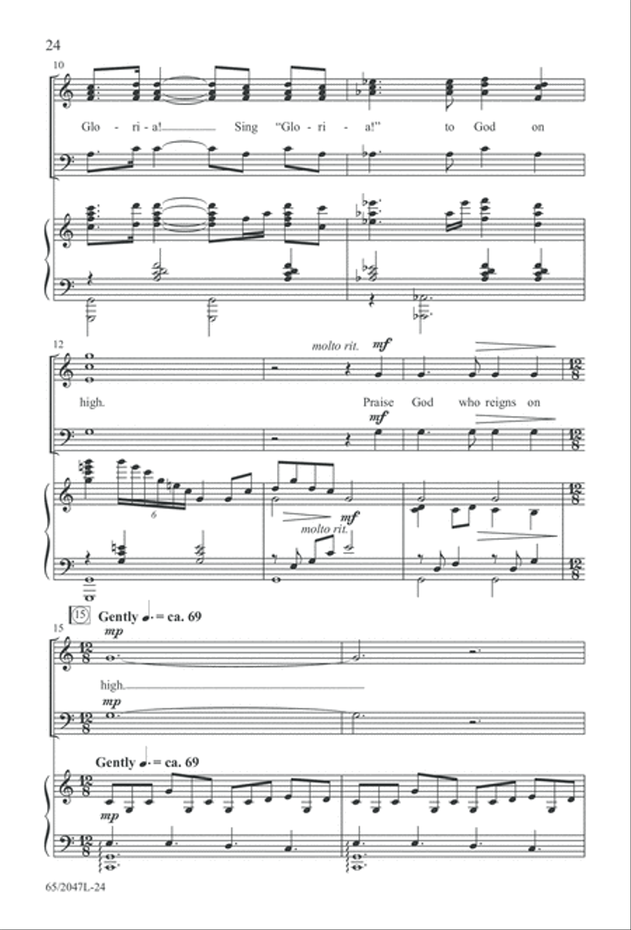 Behold the Star! (Digital Download) 3-Part scores gallery preview page 24