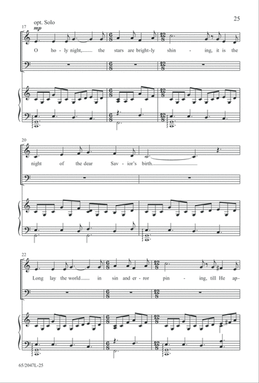 Behold the Star! (Digital Download) 3-Part scores gallery preview page 25