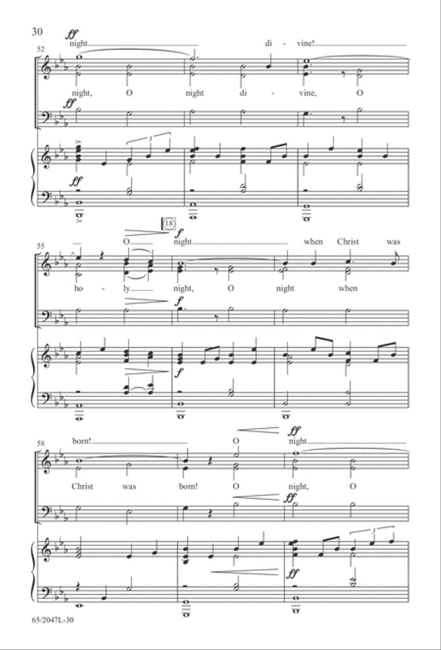 Behold the Star! (Digital Download) 3-Part scores gallery preview page 30