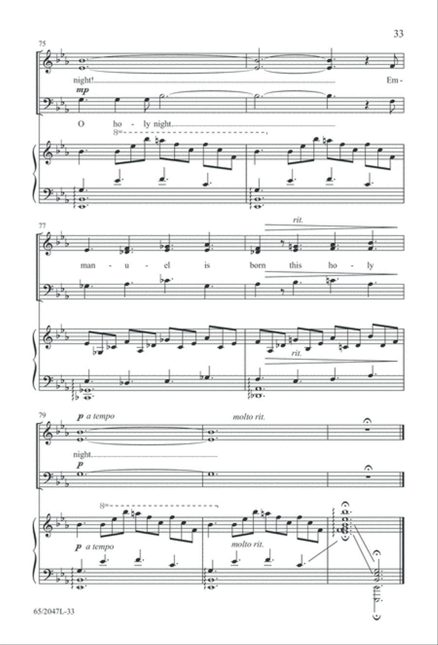 Behold the Star! (Digital Download) 3-Part scores gallery preview page 33