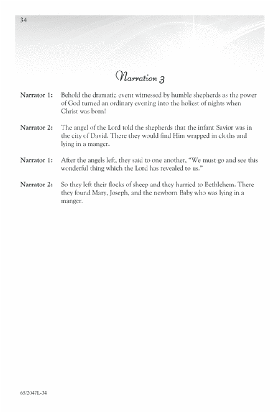 Behold the Star! (Digital Download) 3-Part scores gallery preview page 34