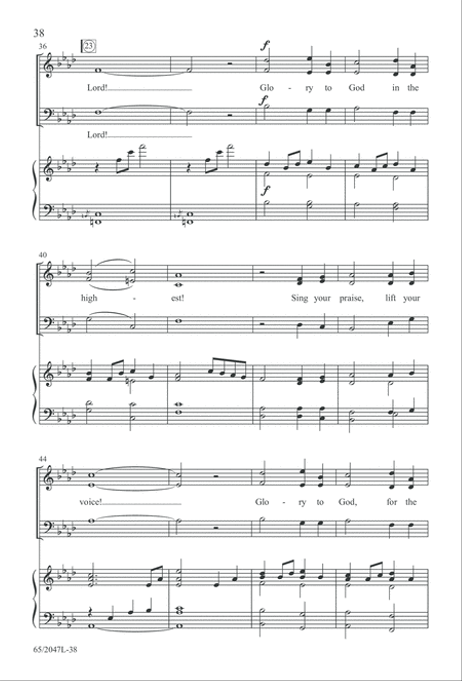 Behold the Star! (Digital Download) 3-Part scores gallery preview page 38