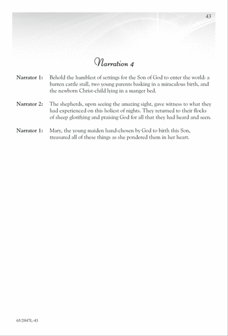 Behold the Star! (Digital Download) 3-Part scores gallery preview page 43