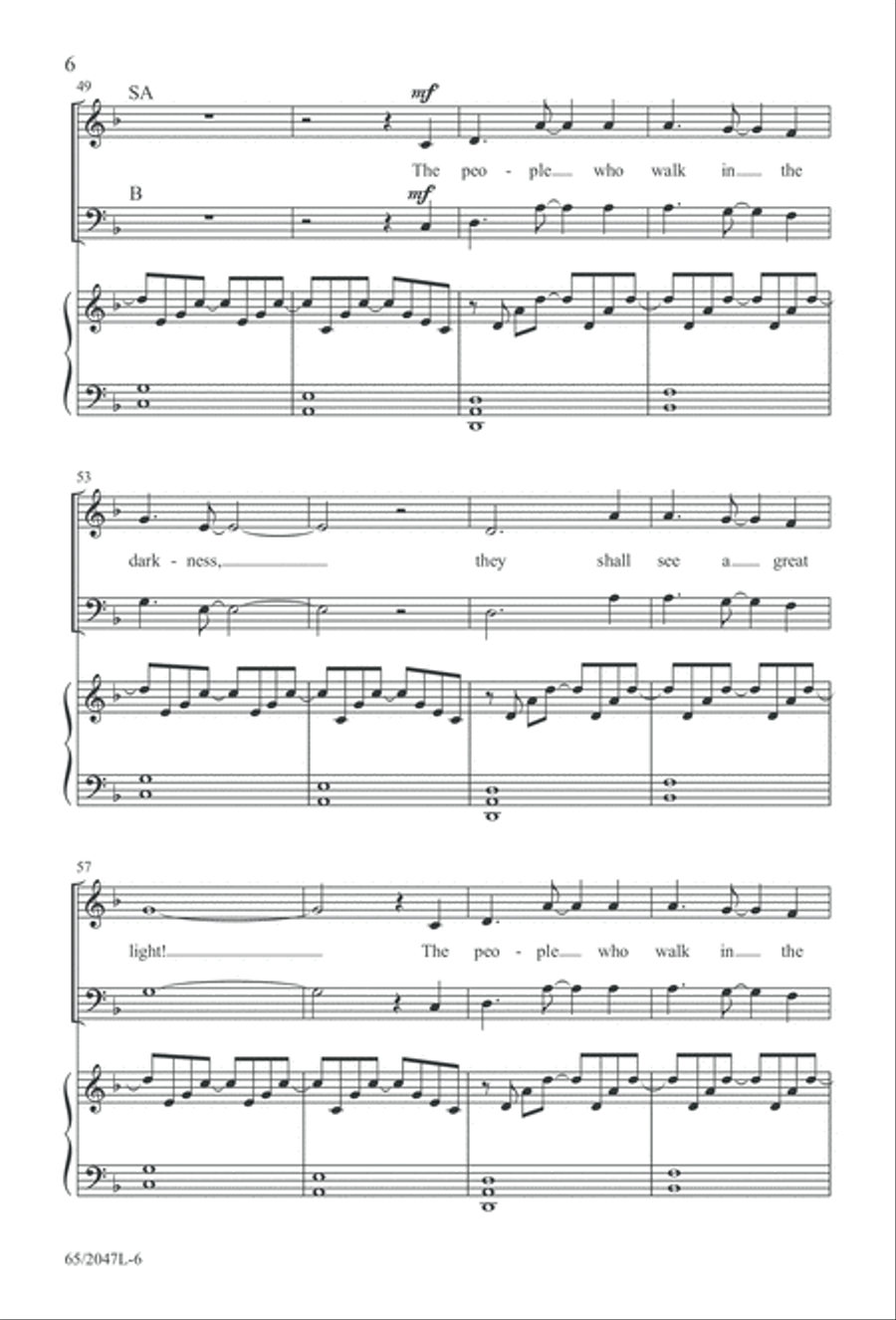 Behold the Star! (Digital Download) 3-Part scores gallery preview page 6