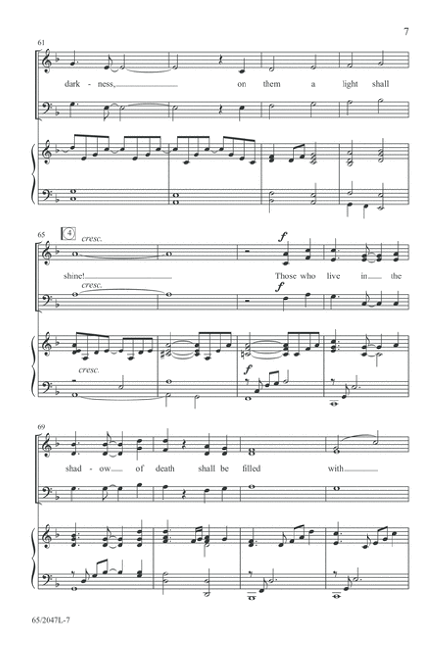 Behold the Star! (Digital Download) 3-Part scores gallery preview page 7